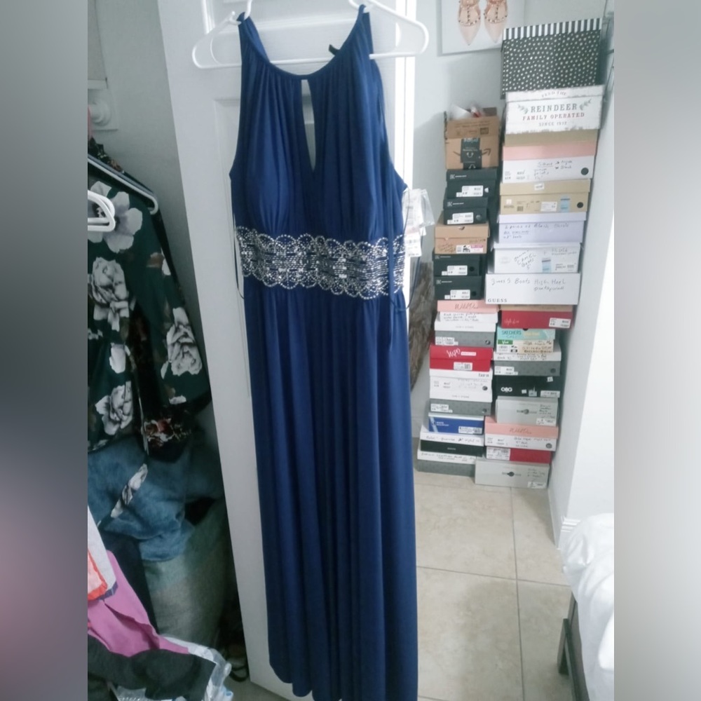 Blue Halter Dress size 10
